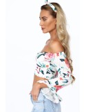 Bluza crem cu umerii goi 97930 - Magazin online - Boutique